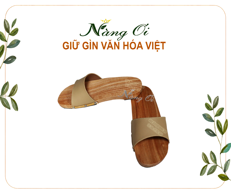guốc gỗ nam nữ